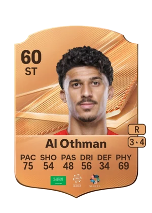 Al Othman - 60 - Rare EA FC 27 card