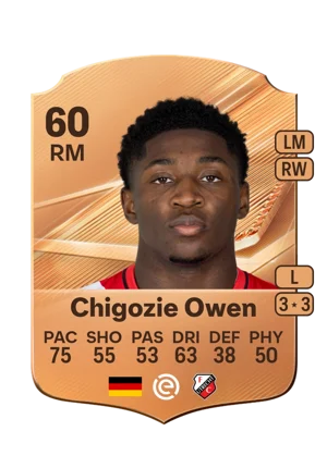 Chigozie Owen - 60 - Rare EA FC 27 card