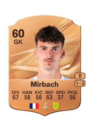 Mirbach - 60 - Rare EA FC 27 card