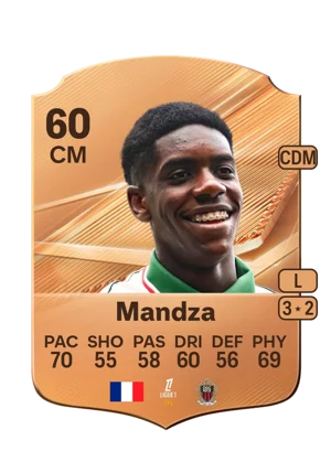 Mandza - 60 - Rare EA FC 27 card