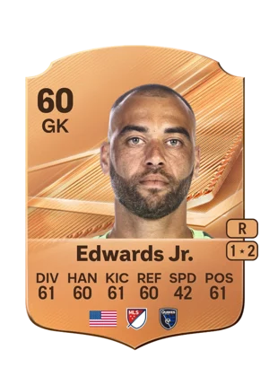 Edwards Jr. - 60 - Rare EA FC 27 card