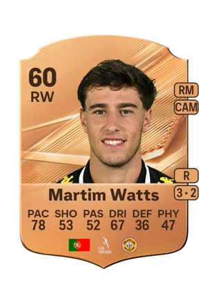 Martim Watts - 60 - Rare EA FC 27 card