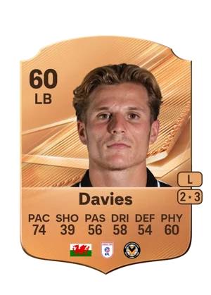 Davies - 60 - Rare EA FC 27 card