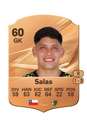 Salas - 60 - Rare EA FC 27 card