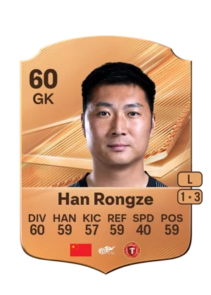 Han Rongze - 60 - Rare EA FC 27 card