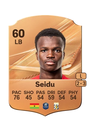 Seidu - 60 - Rare EA FC 27 card