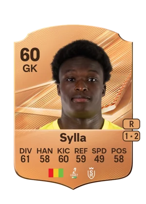 Sylla - 60 - Rare EA FC 27 card