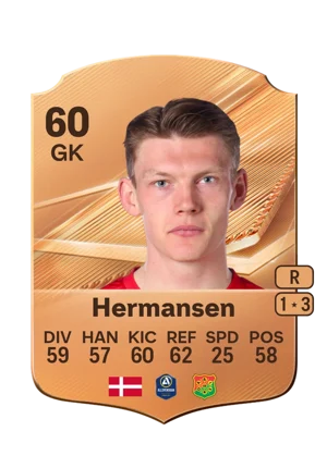 Hermansen - 60 - Rare EA FC 27 card