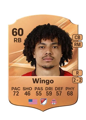 Wingo - 60 - Rare EA FC 27 card