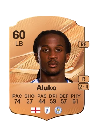 Aluko - 60 - Rare EA FC 27 card