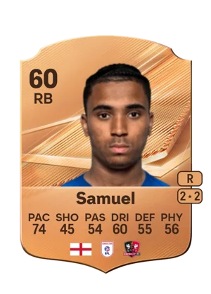 Samuel - 60 - Rare EA FC 27 card