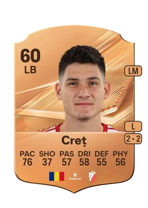 Creț - 60 - Rare EA FC 27 card