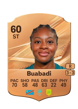 Buabadi - 60 - Rare EA FC 27 card