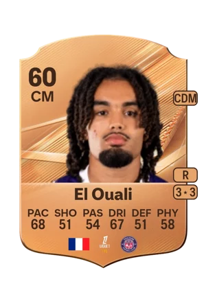 El Ouali - 60 - Rare EA FC 27 card