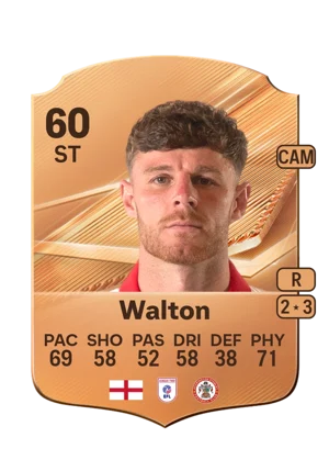 Walton - 60 - Rare EA FC 27 card