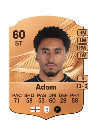 Adom - 60 - Rare EA FC 27 card