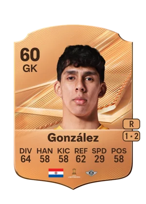González - 60 - Rare EA FC 27 card