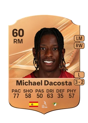 Michael Dacosta - 60 - Rare EA FC 27 card