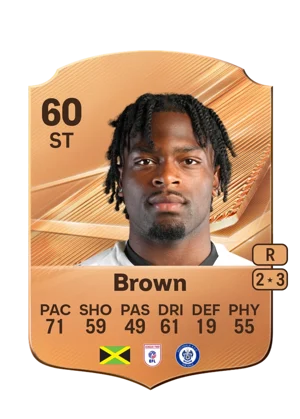 Brown - 60 - Rare EA FC 27 card
