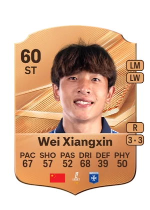 Wei Xiangxin - 60 - Rare EA FC 27 card