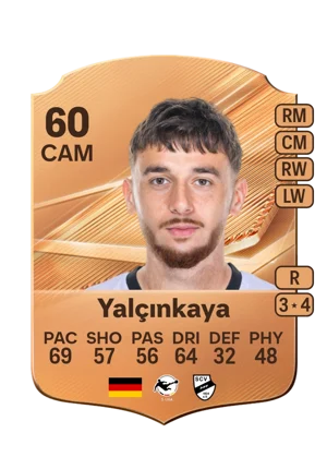 Yalçınkaya - 60 - Rare EA FC 27 card