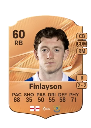 Finlayson - 60 - Rare EA FC 27 card
