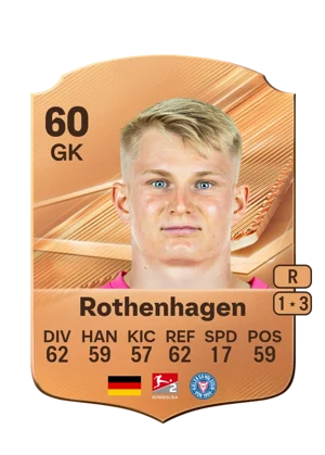 Rothenhagen - 60 - Rare EA FC 27 card