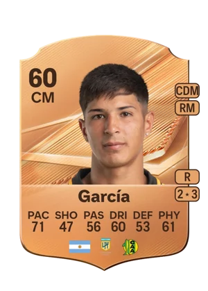 García - 60 - Rare EA FC 27 card