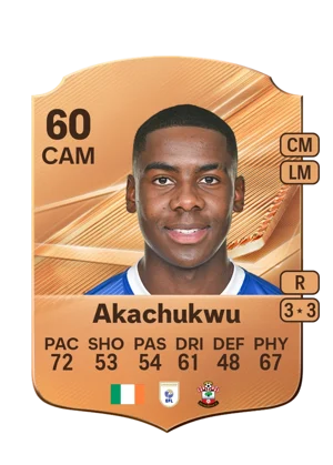 Akachukwu - 60 - Rare EA FC 27 card