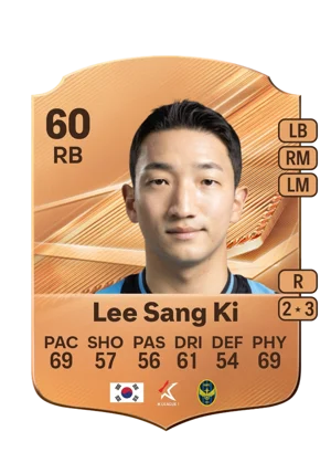 Lee Sang Ki - 60 - Rare EA FC 27 card
