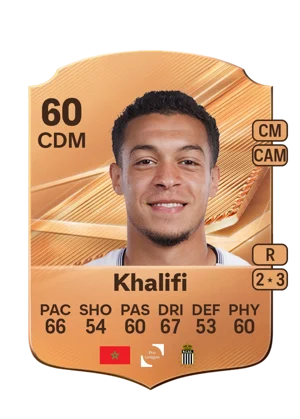 Khalifi - 60 - Rare EA FC 27 card