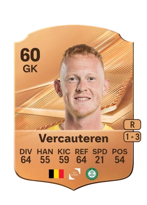 Vercauteren - 60 - Rare EA FC 27 card