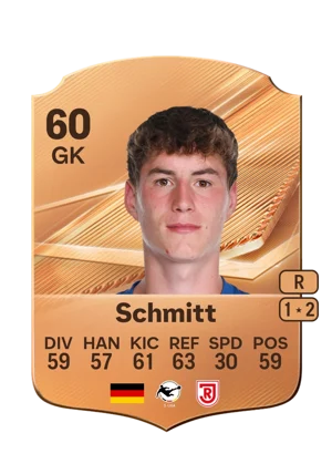 Schmitt - 60 - Rare EA FC 27 card