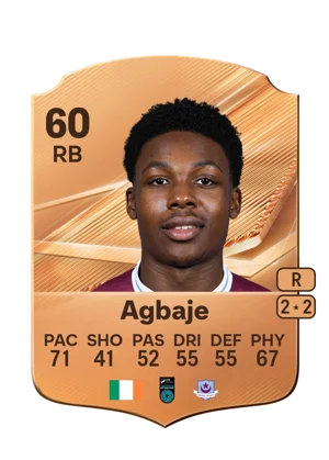 Agbaje - 60 - Rare EA FC 27 card
