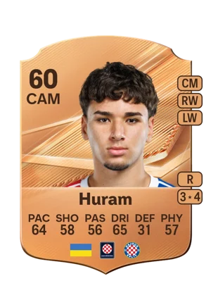 Huram - 60 - Rare EA FC 27 card