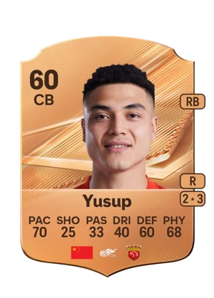 Yusup - 60 - Rare EA FC 27 card