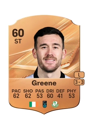 Greene - 60 - Rare EA FC 27 card