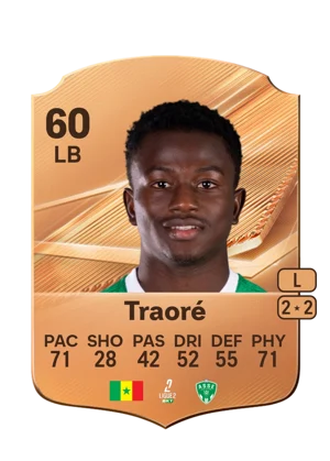 Traoré - 60 - Rare EA FC 27 card