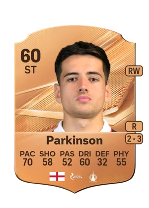 Parkinson - 60 - Rare EA FC 27 card