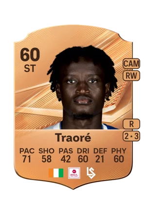 Traoré - 60 - Rare EA FC 27 card