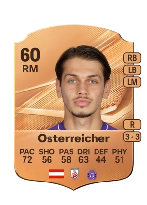 Österreicher - 60 - Rare EA FC 27 card