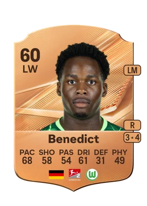 Benedict - 60 - Rare EA FC 27 card