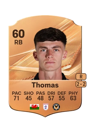 Thomas - 60 - Rare EA FC 27 card