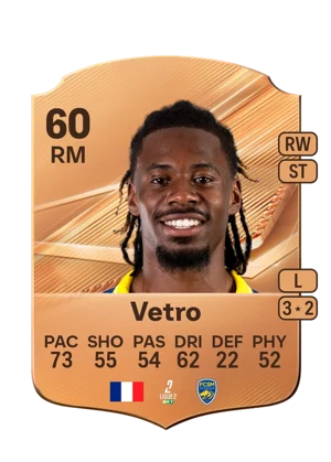 Vetro - 60 - Rare EA FC 27 card