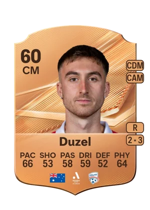 Duzel - 60 - Rare EA FC 27 card