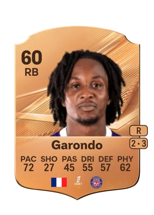 Garondo - 60 - Rare EA FC 27 card
