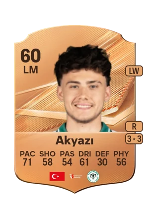 Akyazı - 60 - Rare EA FC 27 card