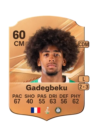 Gadegbeku - 60 - Rare EA FC 27 card