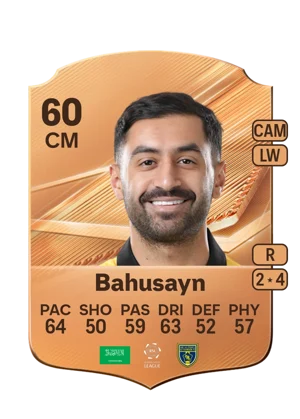Bahusayn - 60 - Rare EA FC 27 card