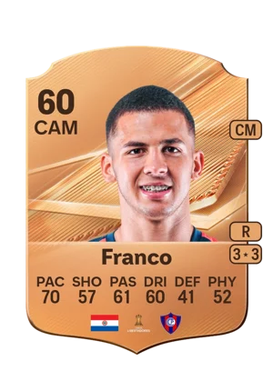 Franco - 60 - Rare EA FC 27 card
